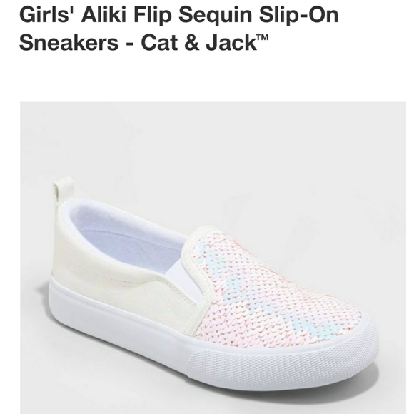 Girls slip on sneakers sequin - Picture 7 of 7